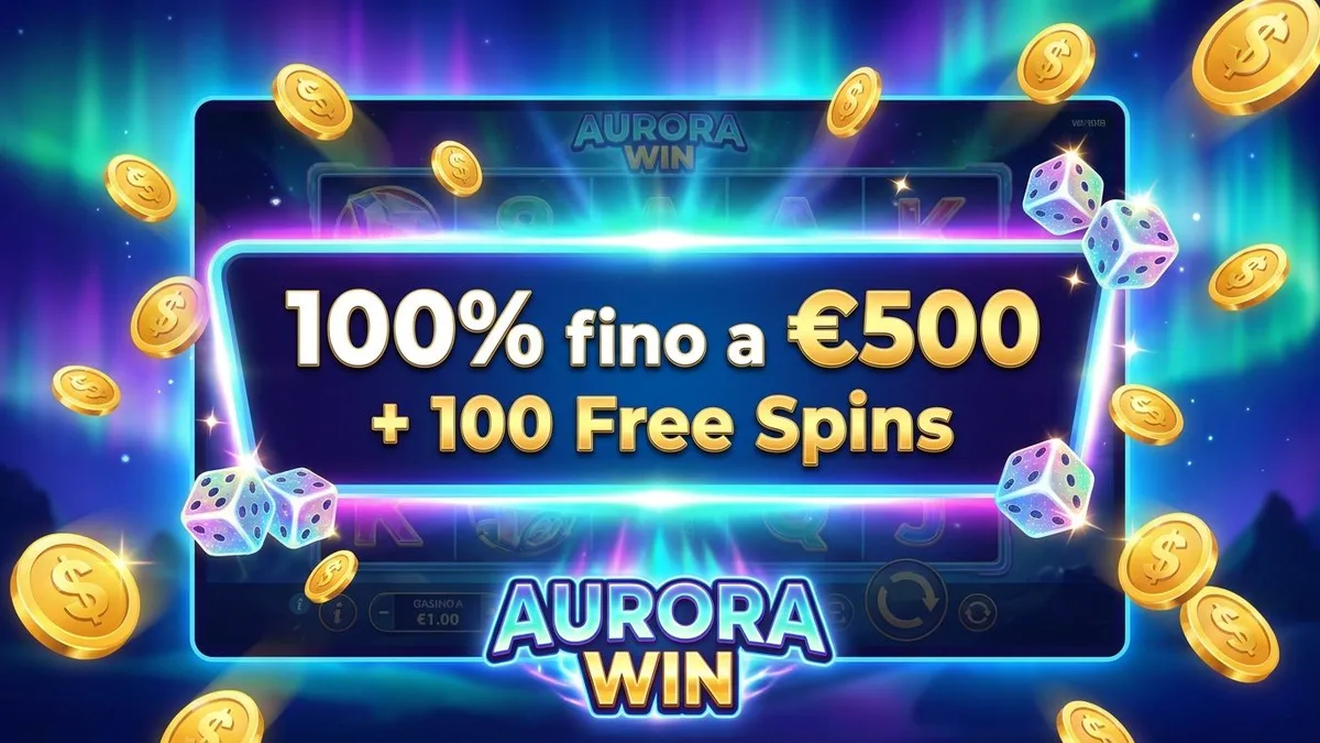 Aurora Win bonus di benvenuto